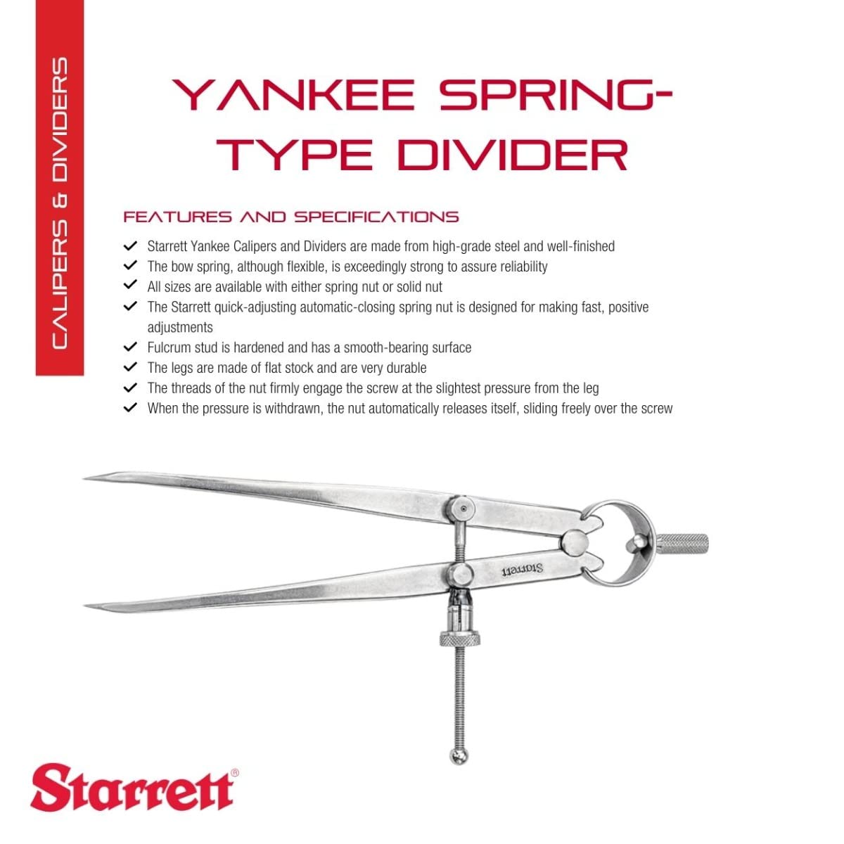 COMPAS DE PUNTAS STARRETT