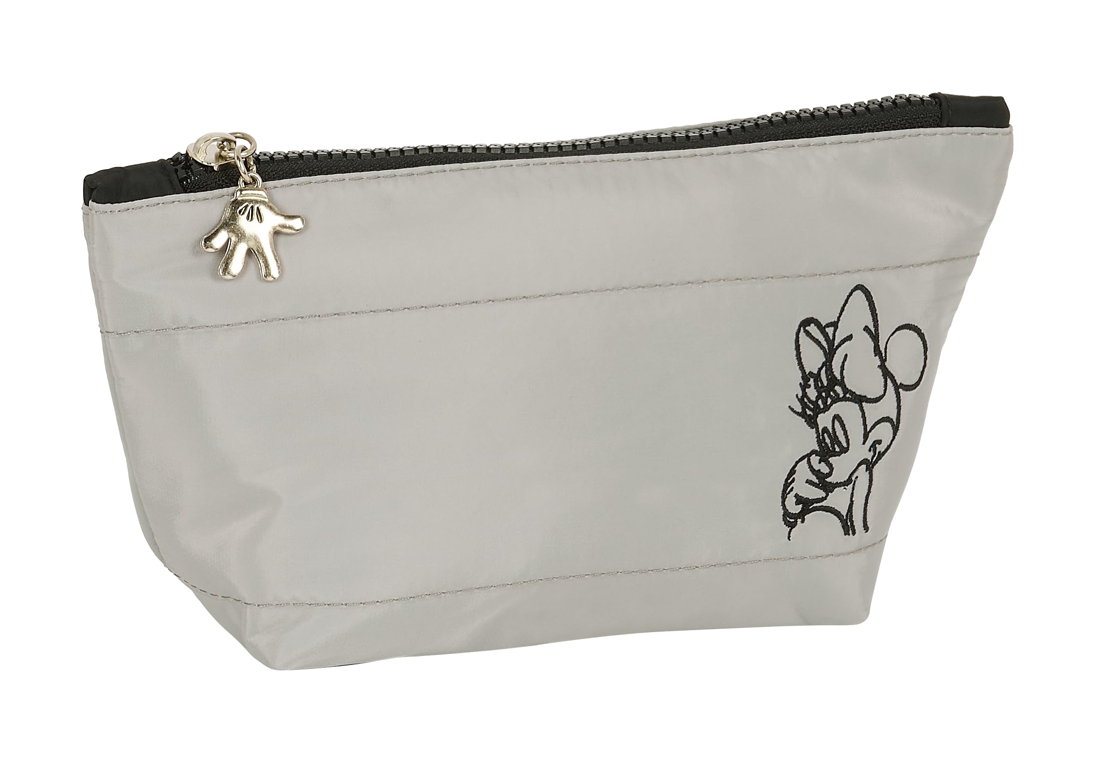 MINNIE TEEN SAND – Beauty case scuola per bambini con porta trucco, beauty case, ideale per diverse età, comodo e versatile, qualità e resistenza, 23 x 8 x 12 cm, colore grigio