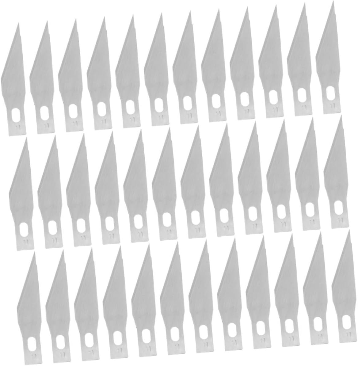 1 box Replacement Steel Crafting Blades Precision Carving Cutter Blades for Papercraft Lightweight and Durable for Hobby School and DIY Projects