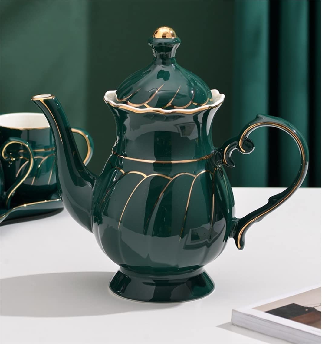 Serwis Do Kawy Na Przyjęcie 8 Sztuk Europejskie Ceramiczne Zestawy Do Herbaty Zestaw Filiżanek Kawy Kreatywne Luksusowe Złote Wykończenie Kubek Z Tacą Dla Domu Popołudniowa