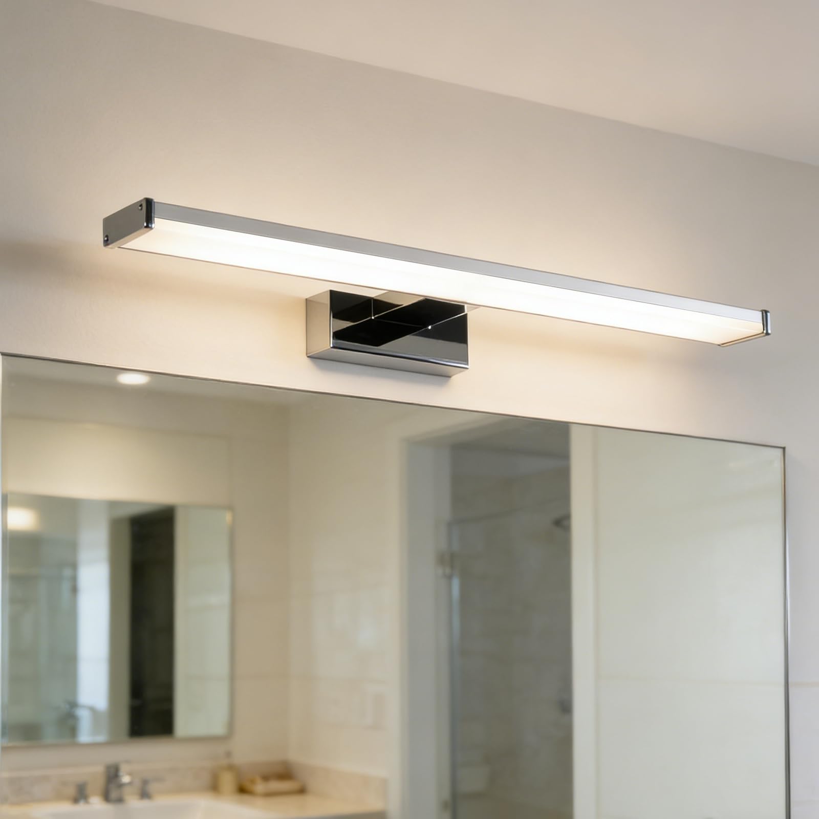 Maxled, Light is Led! 40cm Bathroom Mirror Light 8W 640lm Bathroom Over Mirror LED Wall Lamp Neutral White 4000K IP44 LED Wall Mounted Lights for Cabinet Vanity Shaver Picture for Bedroom Living Room