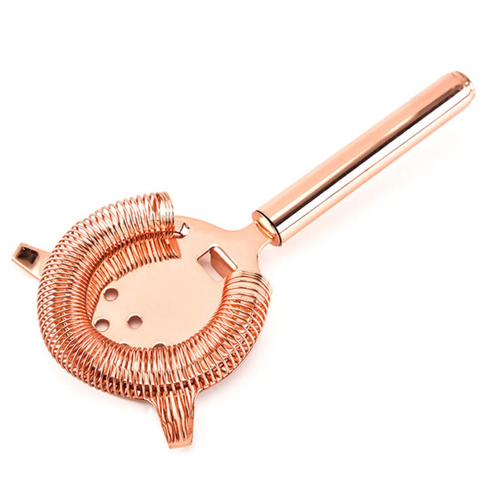 Markcur Copper Cocktail Strainer Bar Ice Strainer 19.5 x 10 cm