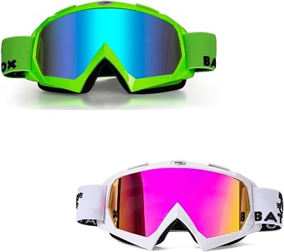 Dirt Bike ATV Goggles Motorcycle Gear Riding Motocross Dirtbike 4-Wheeler MX DH Accessories Goggles Glasses for Men Women Youth UV400 Protection Dust-proof Anti-Slip Strap