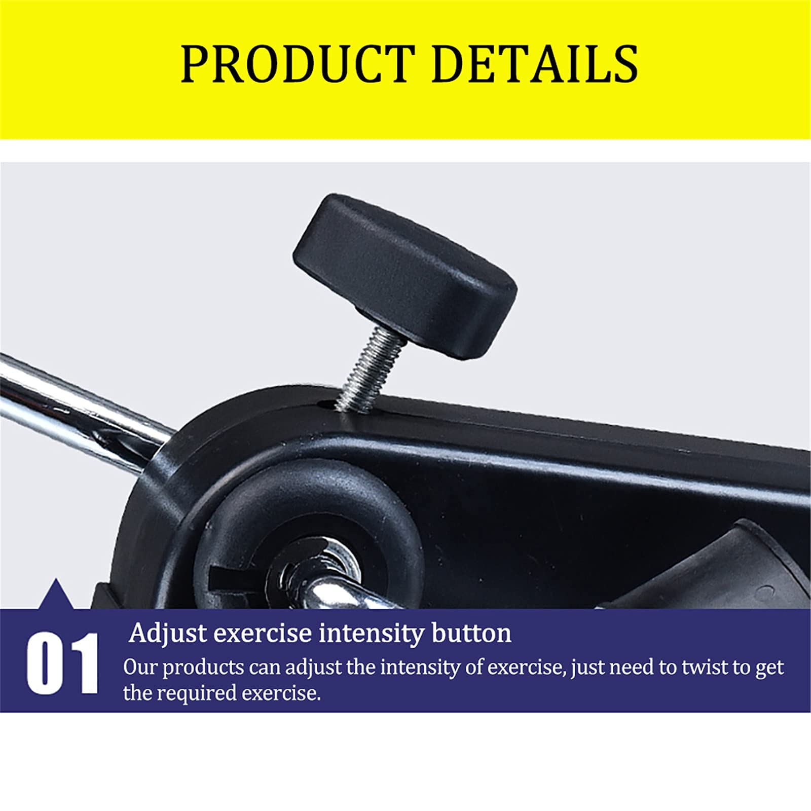 Domowy mini rower treningowy, do użytku domowego seniorów w średnim wieku i wielofunkcyjna rehabilitacja sprzęt rowerowy antypoślizgowa mata wielokierunkowa kontrola prędkości swobodny wybór