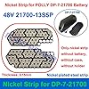DP-7-21700 Nickel Strip 13S5P for Polly DP-7-21700 E-Bike Battery Case 48V 13S5P Thickness 0.15mm Nickel Plated Steel Strip for DIY DP-7-21700 eBike Battery Pack (48V 21700-13S5P-1Set) #1