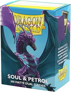 ドラゴンシールド(Dragon Shield) マットデュアルスリーブ スタンダードサイズ Soul & Petrol 100枚 AT-15070