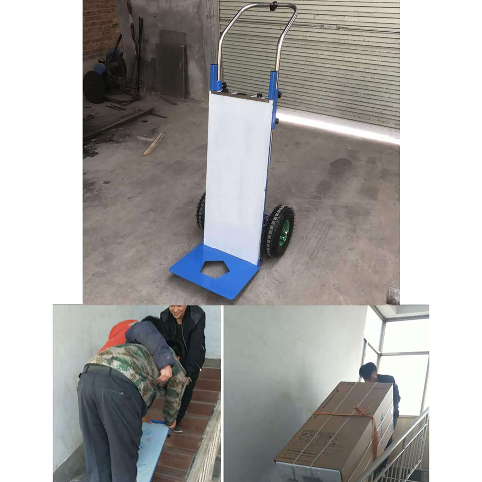MoRfiL Elektrischer Treppensteiger, 800 W, 36 V, 20 A, Schwerlast-Treppensteiger, 200 Kg Traglast, Bürstenloser Motor, Treppen- Und Abstieg Möglich, Einstellbare Geschwindigkeit