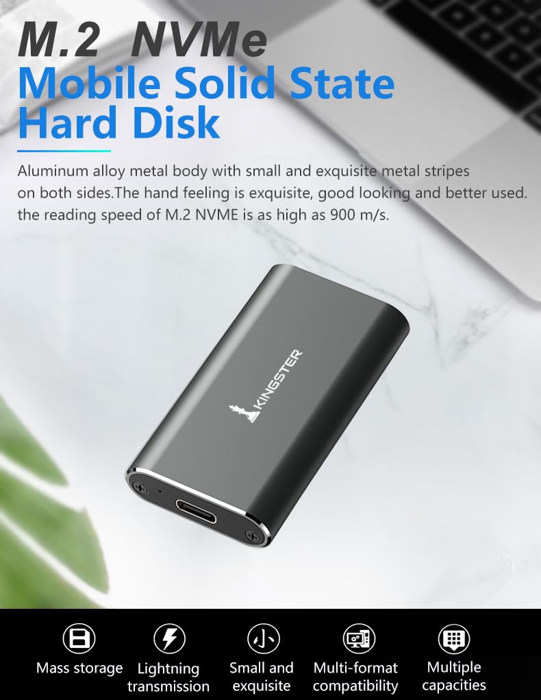 KINGSTER 512GB Portable SSD - Fast & Portable Storage -2