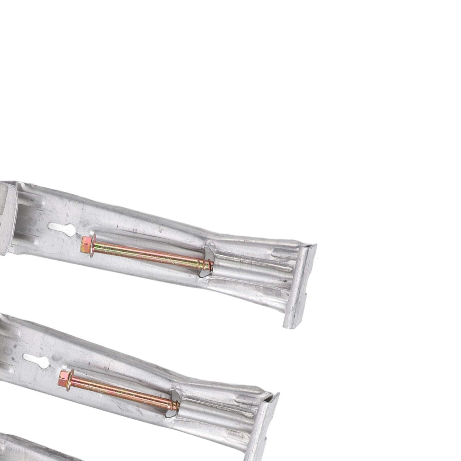 Ganchos de soporte para canalones de lluvia ocultos de alta resistencia de 5 pulgadas con tornillos preensamblados para reparar canalones caídos, paquete de 30, profesional