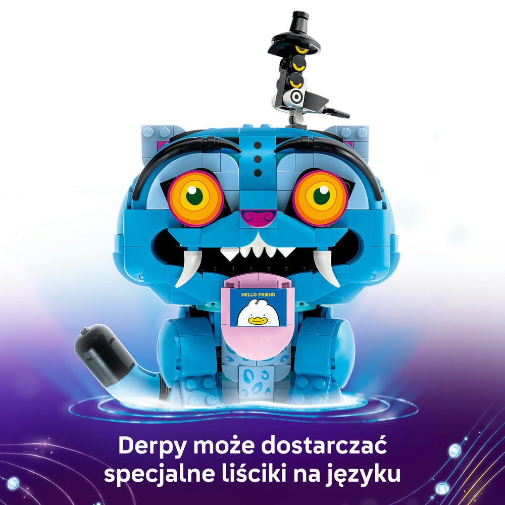 LEGO KPop Demon Hunters Tygrys Derpy i Sroka Sussie 72537 | K-popowe łowczynie demonów, kolekcjonerskie figurki, prezent dla dzieci i fanów filmu, zabawka dla 9-latki, 825 elementów