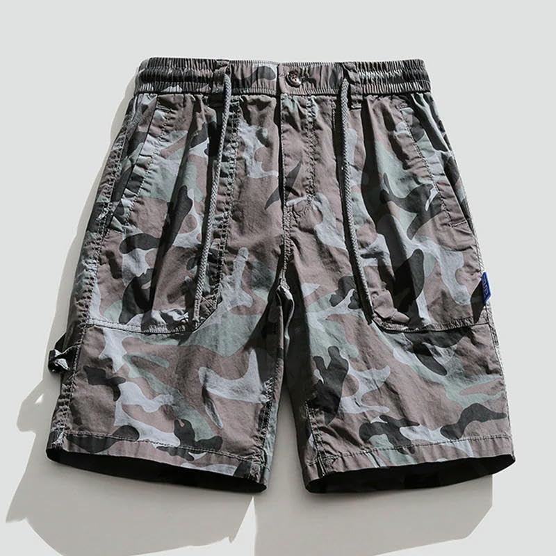 Bermudas de algodón para hombre, estilo táctico, transpirables, estilo casual