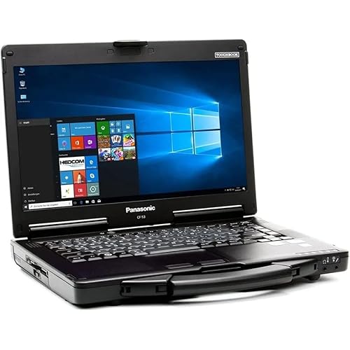 Toughbook Panasonic Toughbook CF-53 MK4, i5-4310M @2.00GHz, 14-inch HD Touchscreen, 8GB, 256GB SSD, Windows 10 Pro, Wi-Fi, Bluetooth, DVD, GPS, 4G LTE (Renewed)
