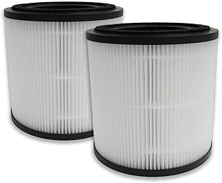 PUREBURG Replacement True HEPA Filter Compatible with Bissell MYair+ and MYair HUB Air Purifiers 2905A 3179A, Part Number 3389,H13 4-Stage Filtration High-efficiency Activated carbon 2-IN-1,2-Pack