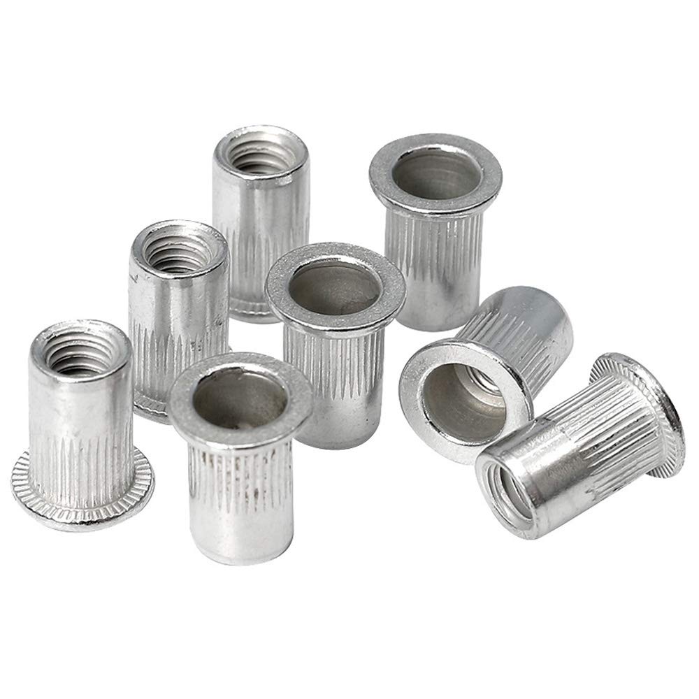 Metrico M4 alluminio rivetto dado filettato inserti Rivnuts Nutsert M4-0,7 mm 70 pezzi