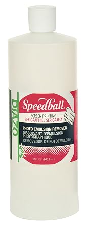 Speedball Diazo Photo Emulsion Remover - 32 oz Professional Screen Cleaning Solution - Screen Printing Reclaiming - Made in USA