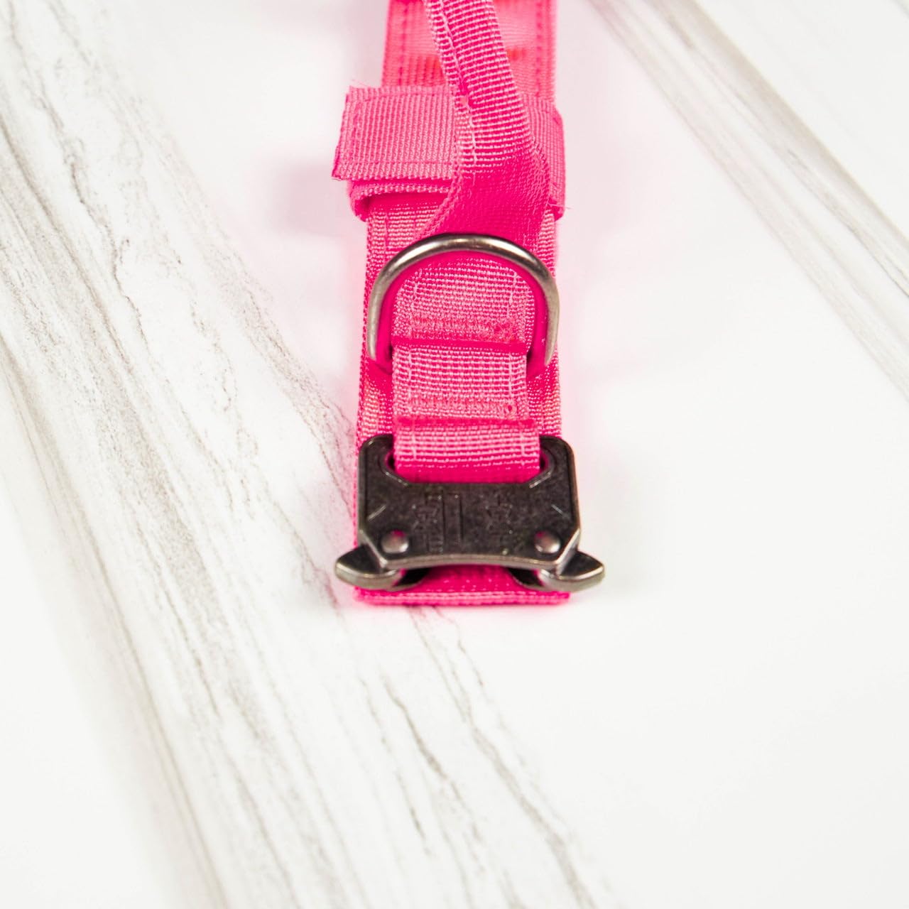 WOLFpak Collar táctico de nailon para perro, hebilla de metal (XL, diosa