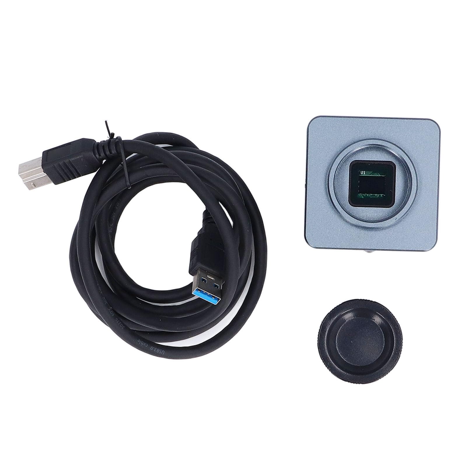 Aramox Elektronisches Okular, Digitaler USB-Mikroskop-Imager, 8 MP, 4K-UVC-Kamera, Okular mit Progressiver Abtastung, Weißabgleich und Messung für den Naturwissenschaftlichen Unterricht Im