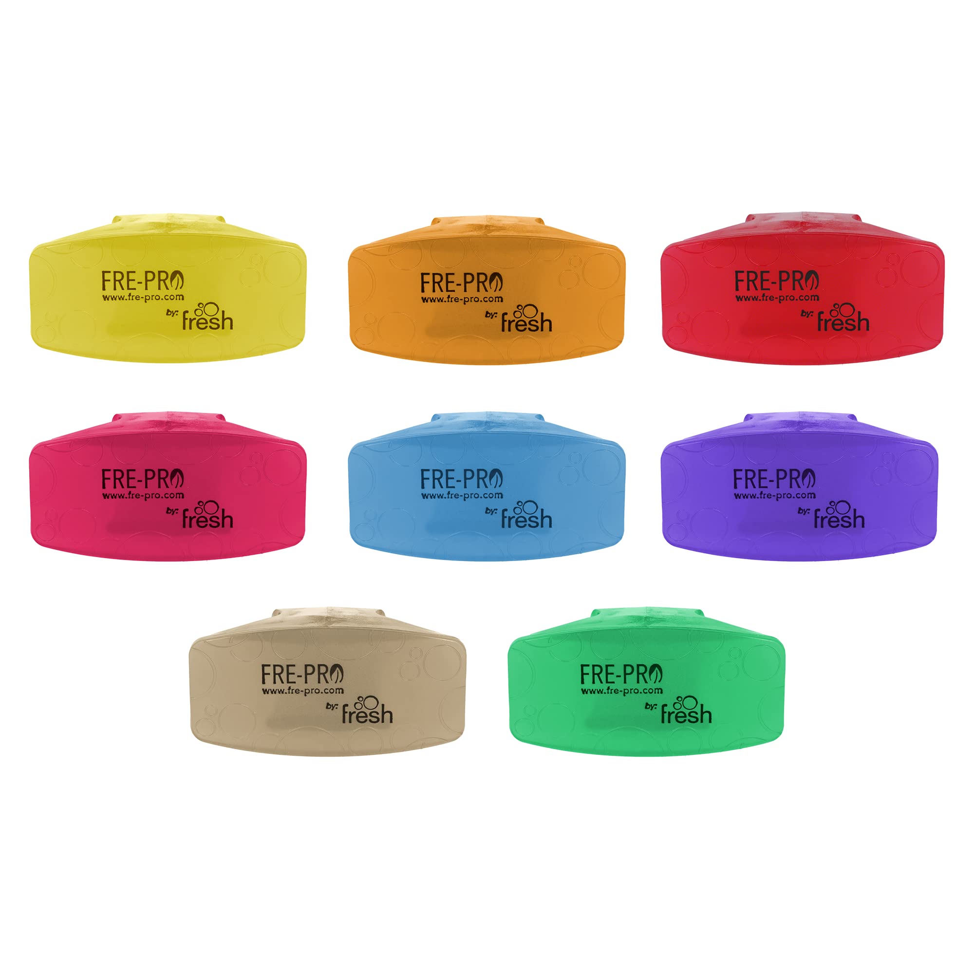Cut360 Fresh Eco Bowl Clip klips zapachowy do toalety, łazienki, 8 zapachów, 8 x 1 sztuka