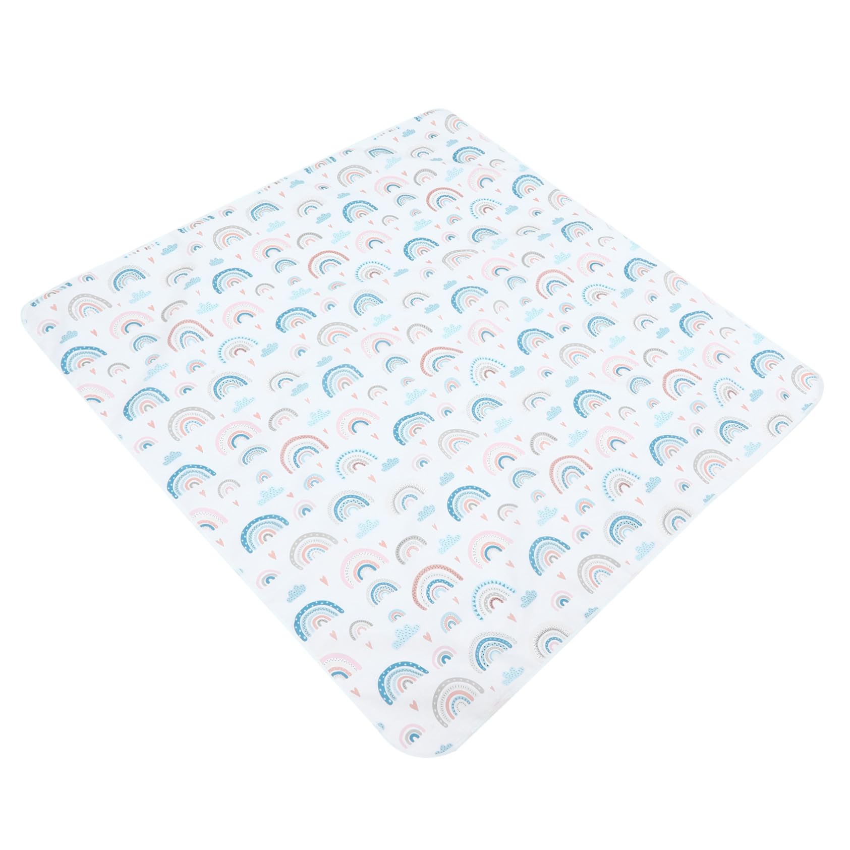 Abaodam Alfombrilla Antideslizante para Ñiño, Tapete Plegable de Poliéster y Silicona para Trona y Picnic, Colchoneta de Suelo para Niños