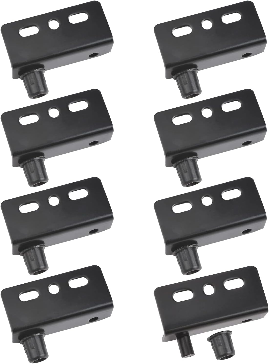 UFURMATE Iron Pivot Hinge, 4 Sets Concealed Shaft Door Pivot