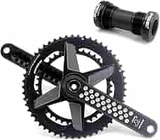 REさん専用　165mmクランク+ スパイダーアーム Amazon.co.jp: ロードバイク用クランクセット50-34T 52-36T 53