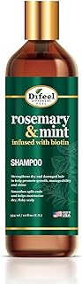 Elevated Rosemary Mint Shampoo with Biotin 12 oz. - Made with Natural Rosemary & Mint to Strengthen Dry and Damaged Hair, Smooth Split Ends and Moisturize Dry Scalp