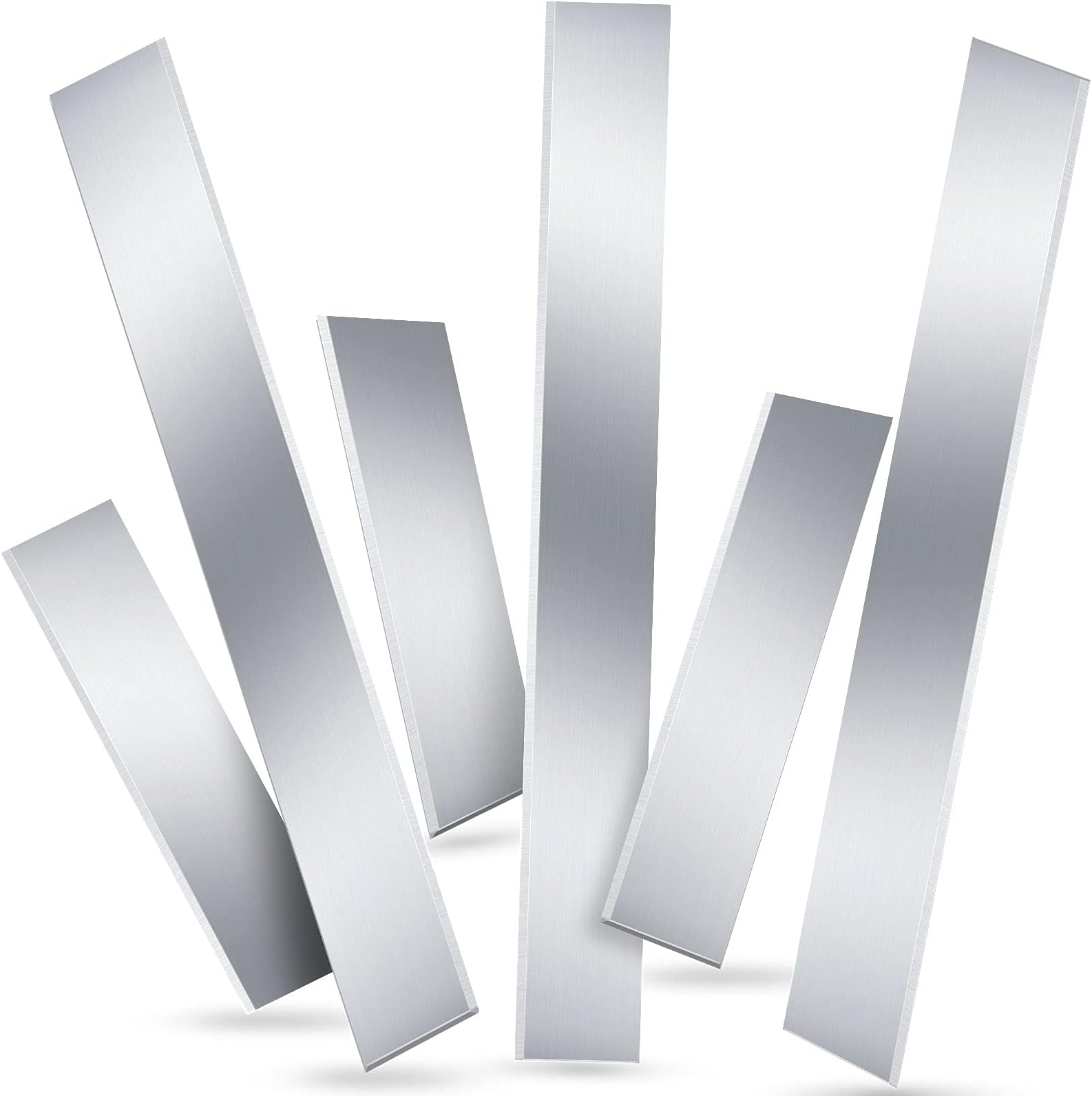 Flexible Polymer Clay Cutters 8 Inch 4 Inch Carbon Steel Blade Polymer Clay Cutting Slicing Tools for DIY Shaping Modelling Sculpturing Supplies(6 Pieces)