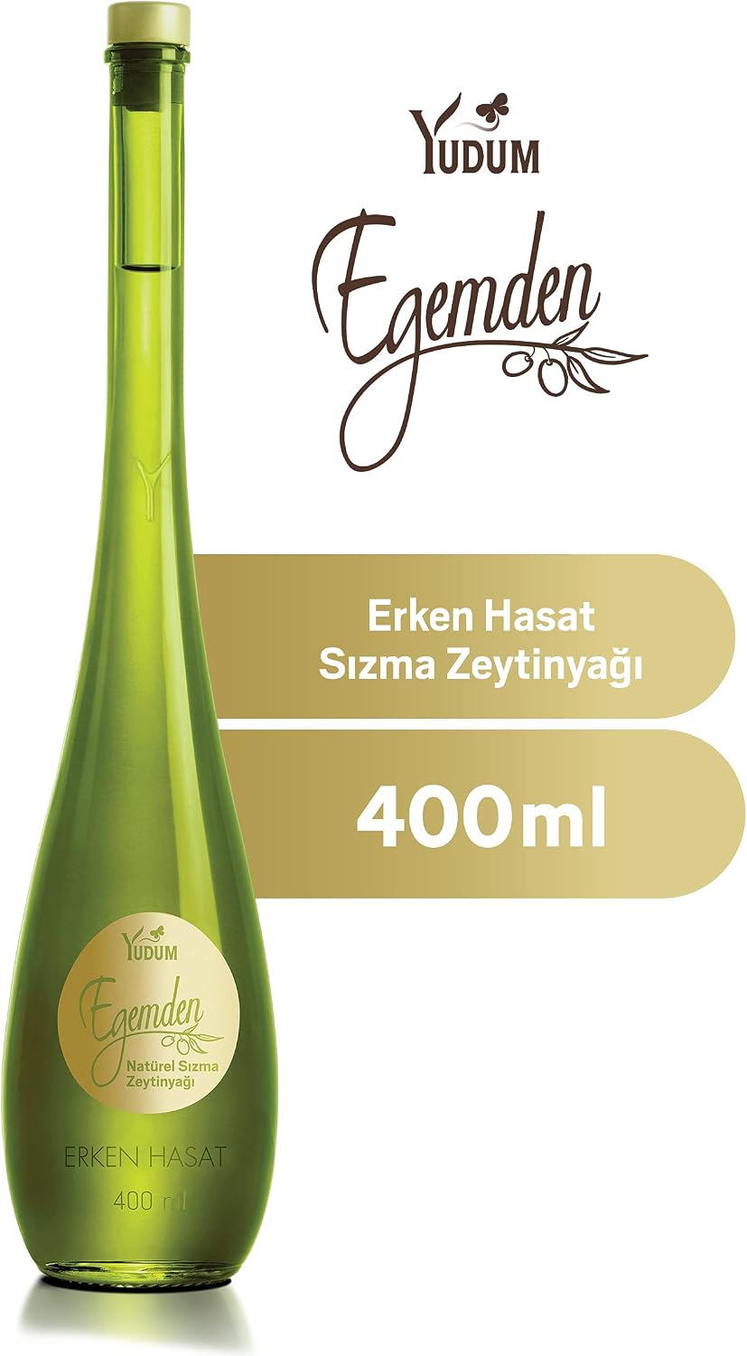 Yudum Egemden 400 Ml Şişe Erken Hasat Sızma Zeytinyağı