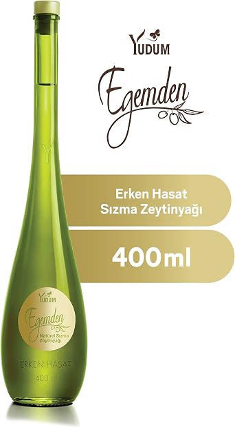 Yudum Egemden  zel Tasar m Erken Hasat 400 ml S zma Zeytinya  Cam