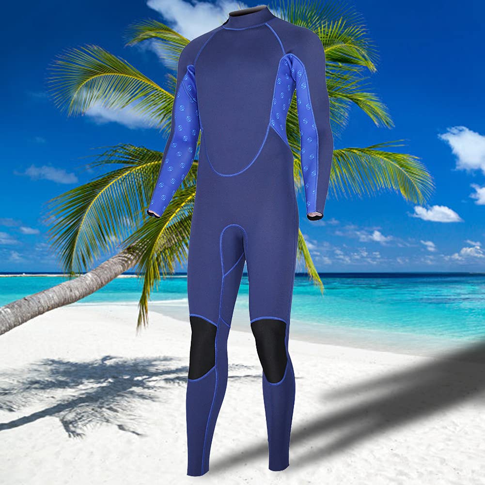 Męski jednoczęściowy kombinezon do nurkowania, do snorkelingu, surfingu, szybkoschnący strój kąpielowy z długim rękawem, profesjonalny sprzęt do nurkowania, materiał neoprenowy 3 mm