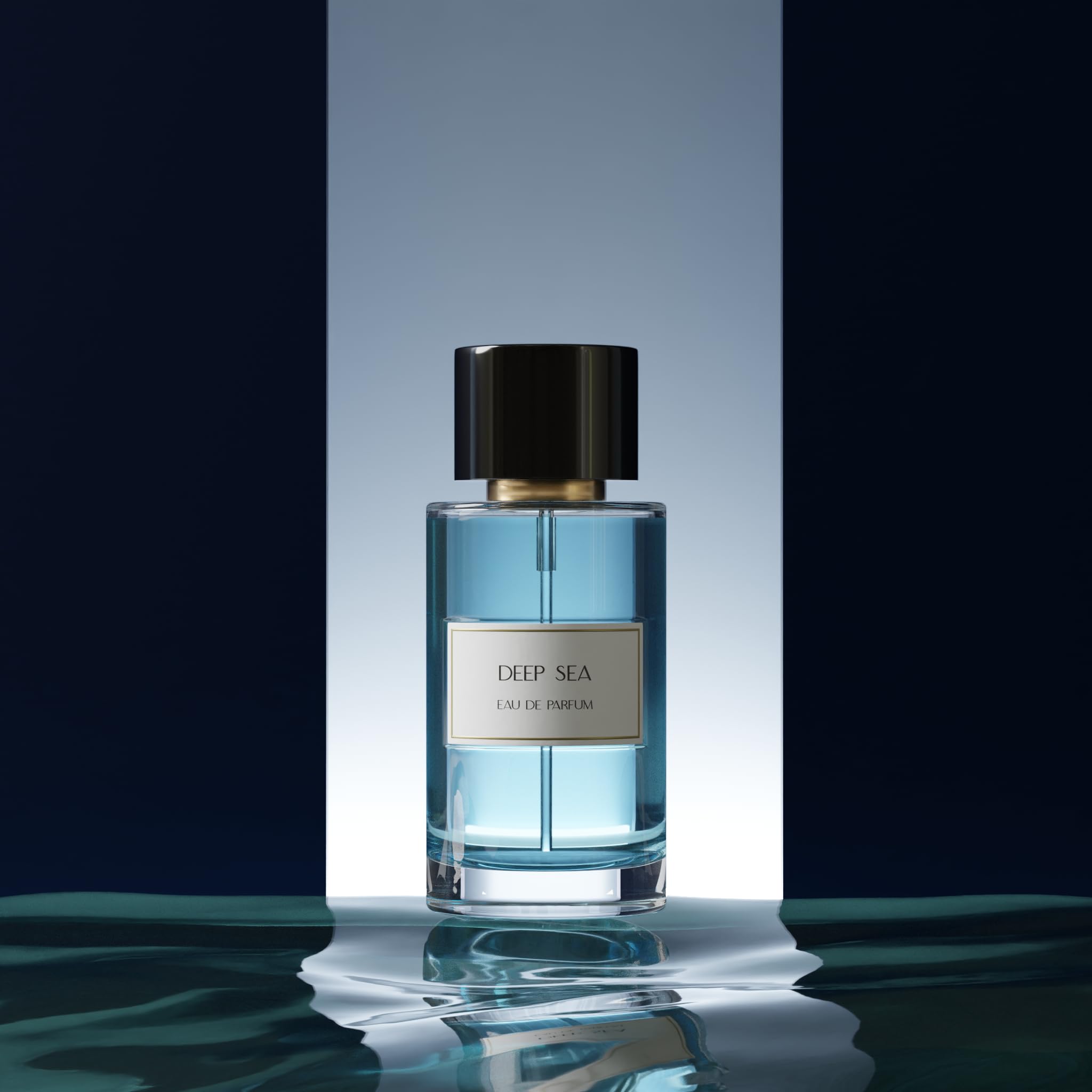 JEANNE ARTHES Private Collection – Deep Sea – Eau de Parfum Hombre – Leñoso & Acuático – Limón, Notas Marinas – Fabricado en Grasse – Botella de spray de 100 ml