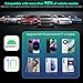 Wireless Carplay Adapter for iPhone - Instant Connection, Wired Carplay to Wireless, Apple Car Play Converter, Fit for Cars Built-in Wired Car Adapter, with USB-A to USB-C Converter