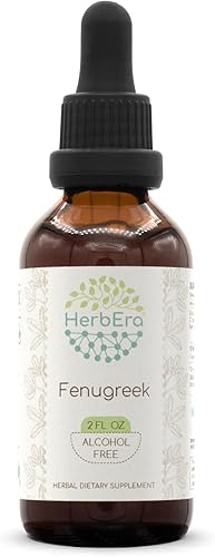 Fenogreco B60 - Tintura de extracto de hierbas sin alcohol, gotas líquidas concentradas de fenogreco natural (Trigonella foenum-graecum) (2 fl oz)
