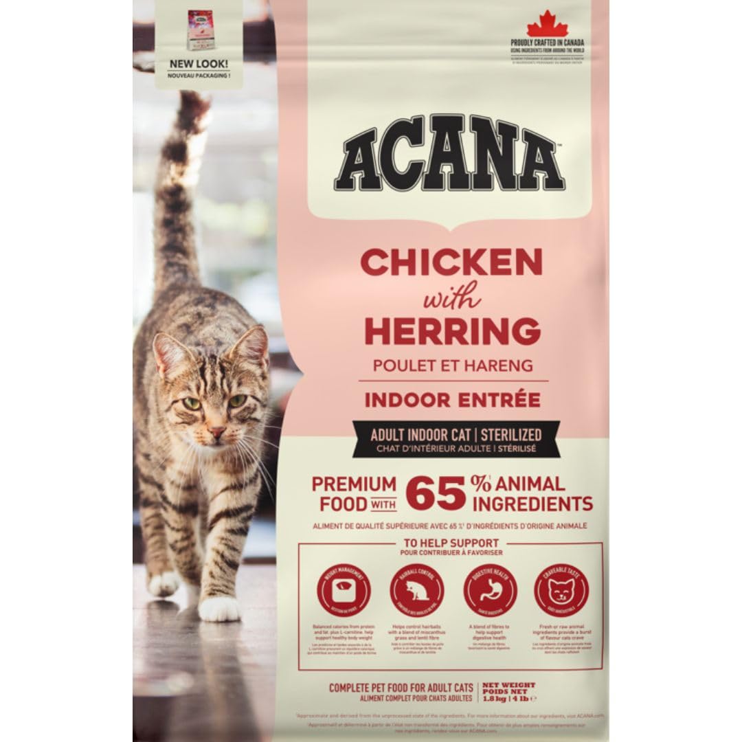 ANIMALUJOS - Pienso sin Cereales para Gatos Esterilizados Entrée 4,5 kg | Alta proteína Natural | Bajo en carbohidratos | Control de Peso y Salud urinaria
