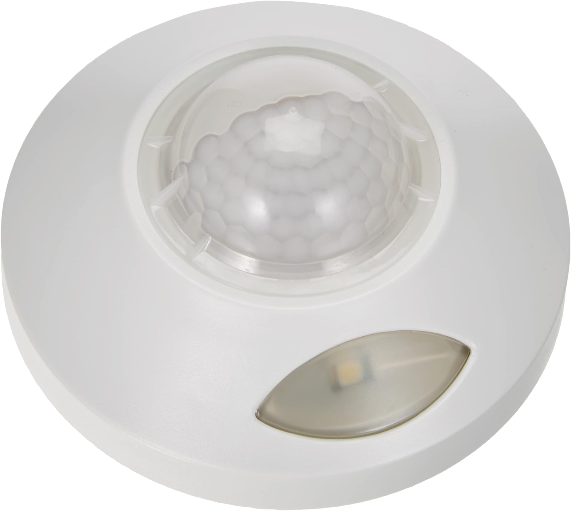 GEV LLL 360 000360 LED Staged Light with 120 Degree Motion Sensor/Dimmer Switch Battery-Operated for Indoor and Outdoor Use White