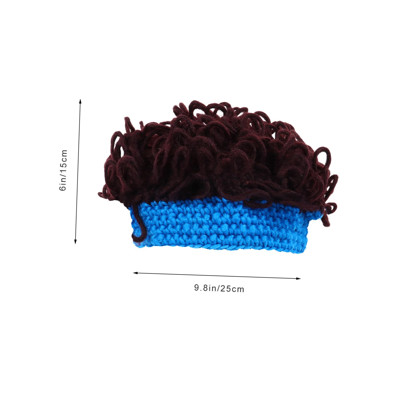 BESPORTBLE Boys and Girls Wig Hat Winter Knitted Baby Clothing Handmade Wig Cap for Photography Sessions