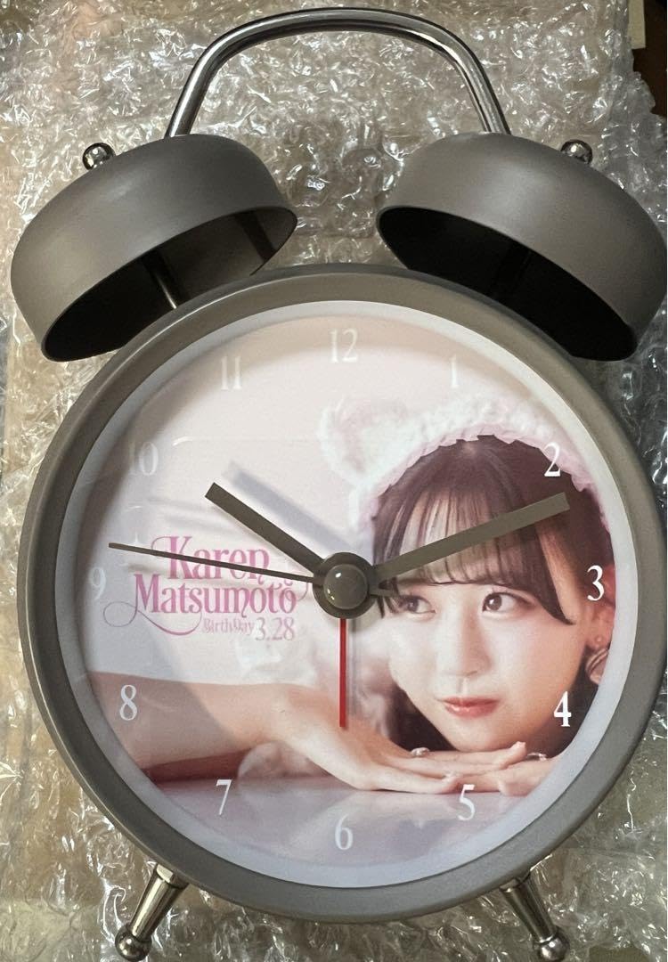 松本かれん生誕祭目覚まし時計