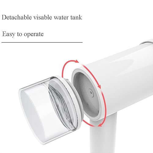 Miniatura 5 de Camidy Plancha de vapor plegable portátil con soporte, plancha de vapor de mano para ropa, portátil de 20 segundos de calentamiento rápido plana y