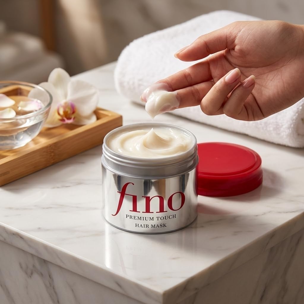 Lote de 2 envases de 230 g - Fino Premium Touch Hair Mask