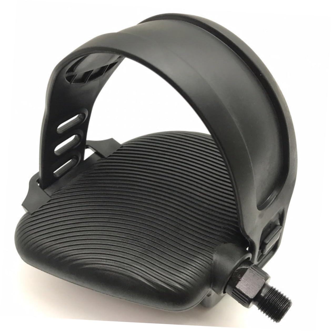 VICASKY Verstellbare Gummi Fahrradpedale für Heimtrainer mit Einfachem Zusammenbau und Robustem Abs Stahl Design für Outdoor Fitness und Mountainbike Ersatz