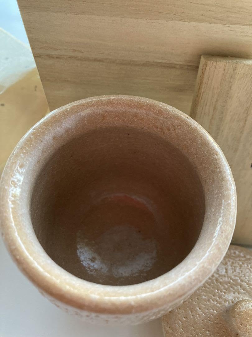 Amazon.co.jp: 蓋付き湯呑み茶碗 谷口玄 せともの 瀬戸焼 木箱入り