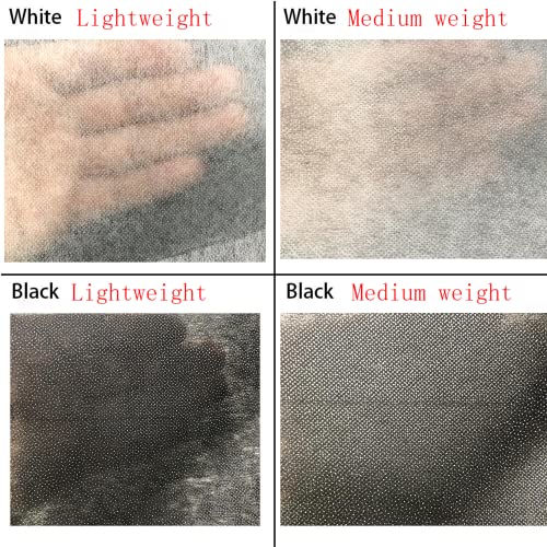 image for PLANTIONAL White Iron-On Non-Woven Fusible Interfacing: 39 x 72 inch M