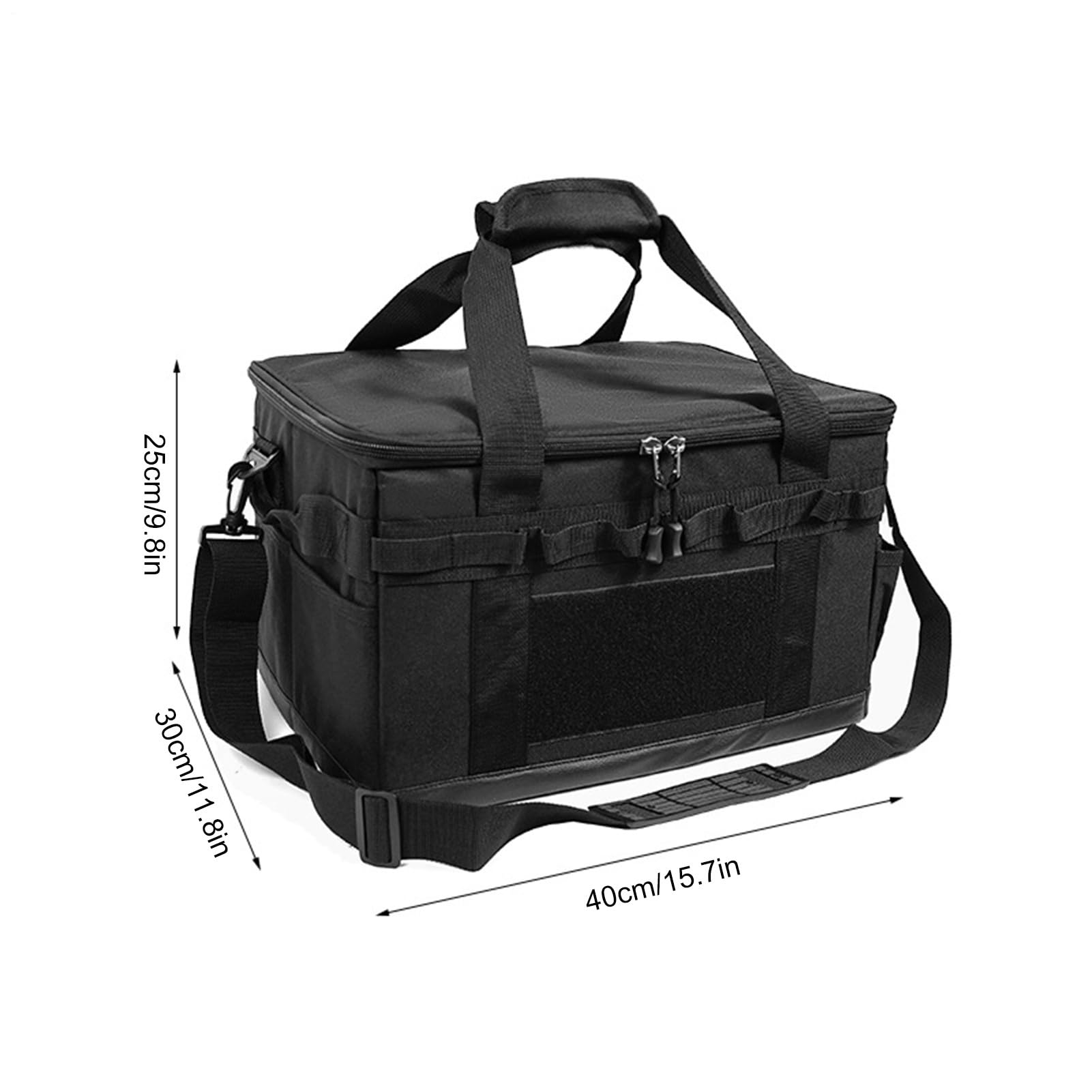 Borsa portaoggetti da campeggio, 40 x 30 x 25 cm, in tessuto Oxford 600D | capacità 30 l, resistente all'usura, borsa da viaggio impermeabile, organizer da picnic, per allenamenti all'aperto