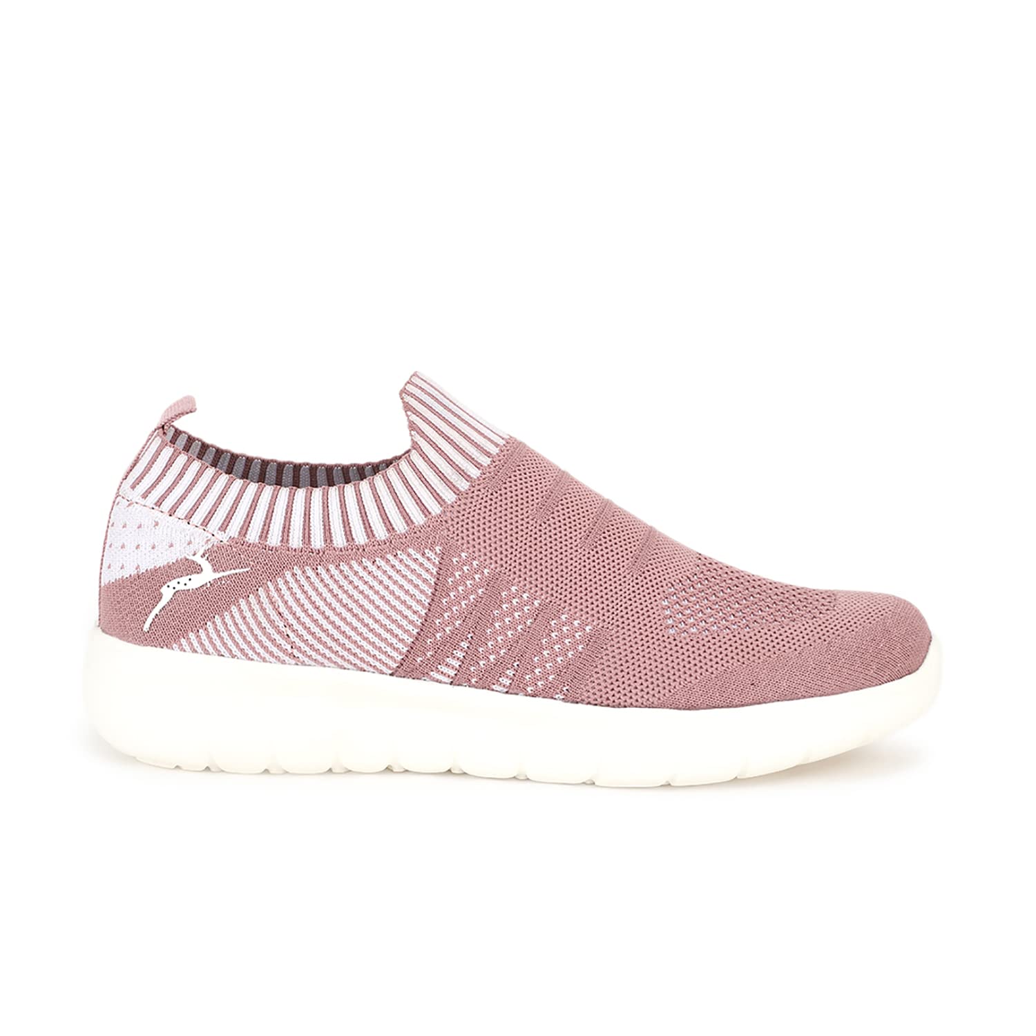 Marc Loire Women's Lightweight Athleisure Knitted Active Wear Slip-On Sneaker Shoes for Sports, Athletics and Walking (Onion, Numeric_3) 2