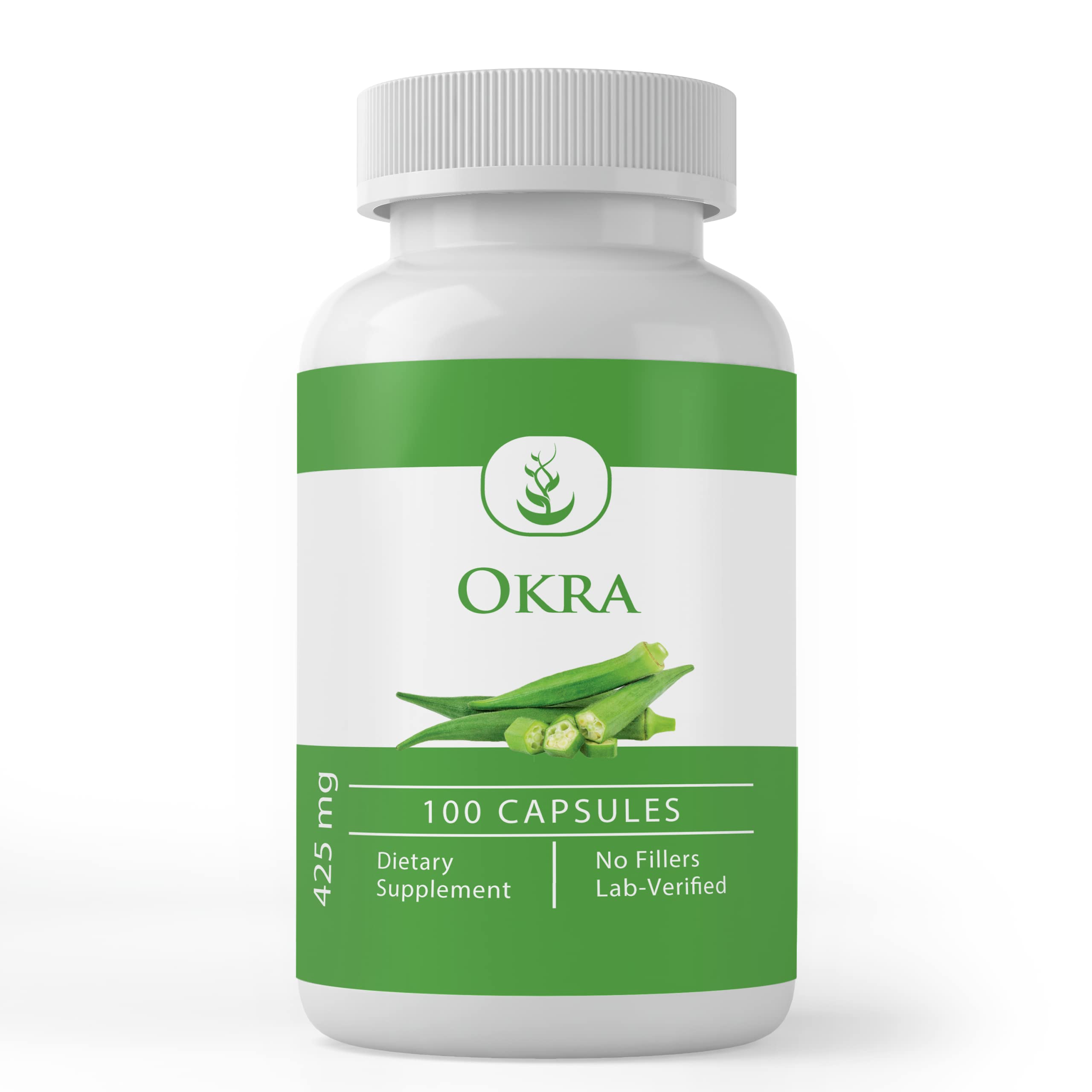 Pure Original Ingredients Okra Extract (100 Capsules), Always Pure, No Additives or Fillers