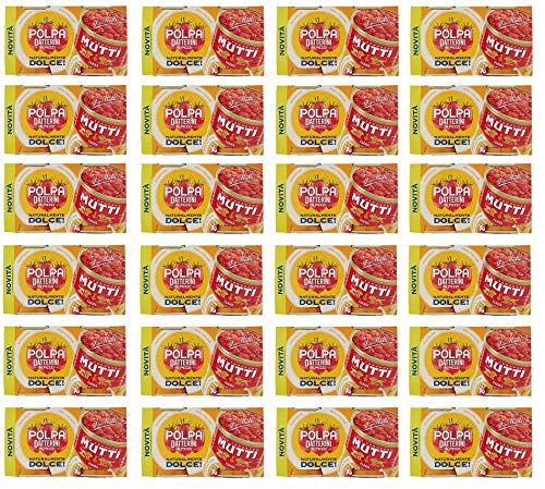 24x Mutti Polpa Datterini natürlich süß Tomaten ( 300gr x 2 ) 100% Italienisch