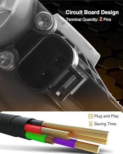 Miniatura 6 de A-Premium Elevalunas eléctrico con motor compatible con Buick Regal 2011-2014 lado del conductor trasero izquierdo