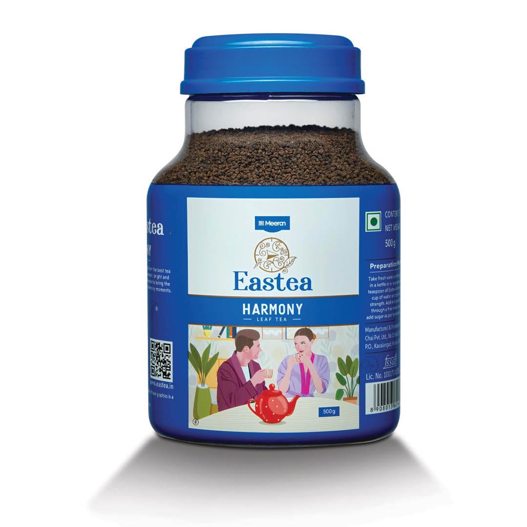 Eastea Harmony Leaf Tea 500gm Bottle | Premium CTC Leaf Tea | Superior Taste & Aroma | Sourced Mainly From The Best Gardens of Assam | 500g bottle (B09TWC5153) Amazon Price History, Amazon Price Tracker