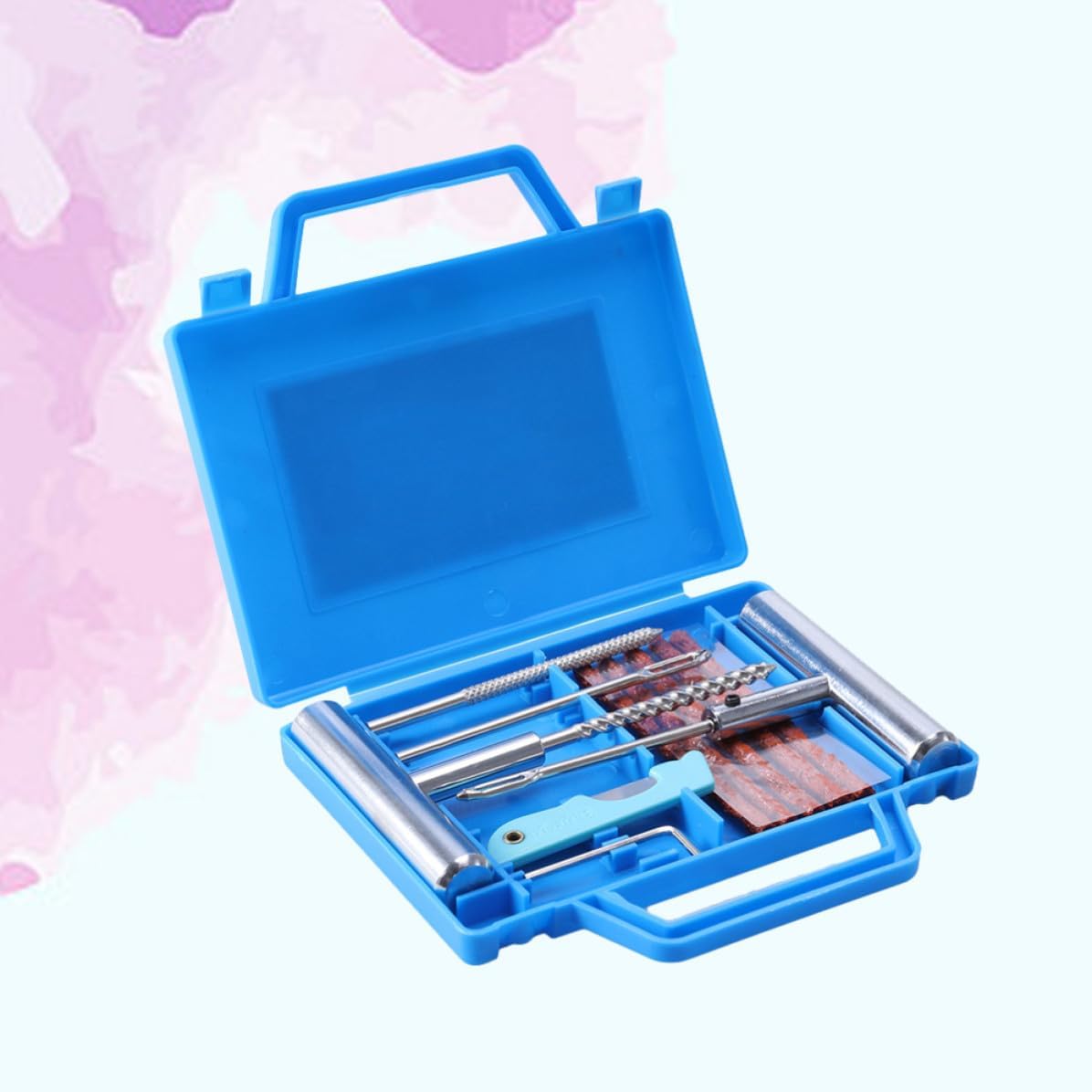 VICASKY 11pcs Heavy Duty Tire Repair Kit, Metal Plastic