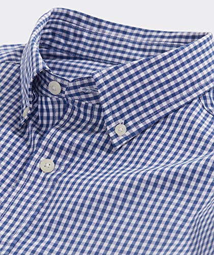 vineyard vines Men's Stretch Poplin Gingham Shirt3